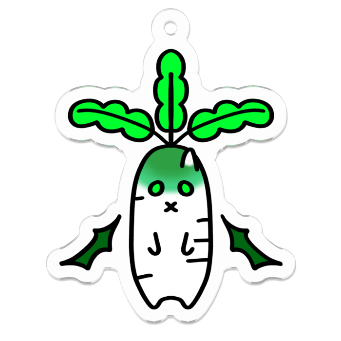 アクリルキーホルダー - 50 x 50 (mm)