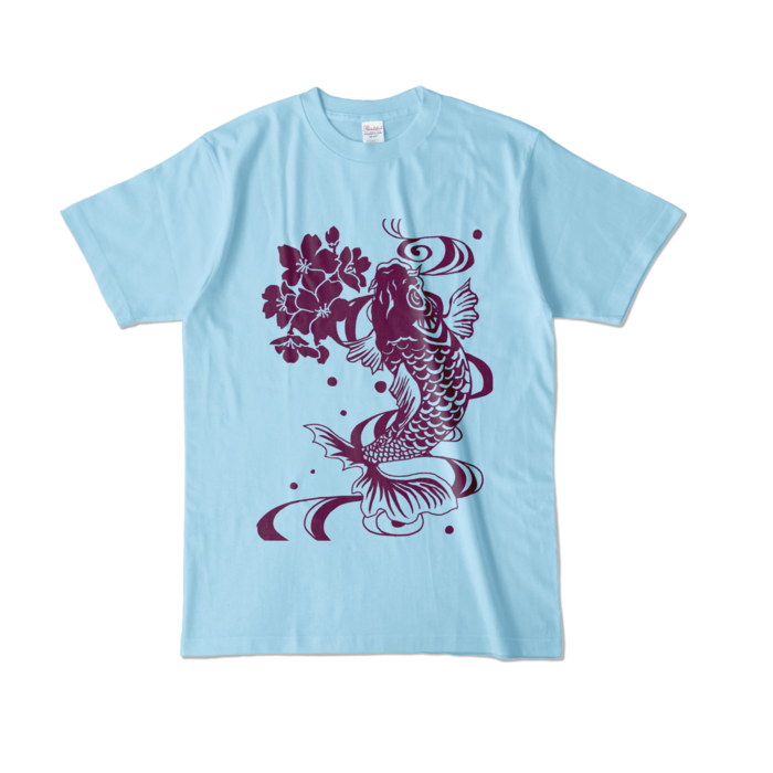 カラーTシャツ - L - ライトブルー (淡色)