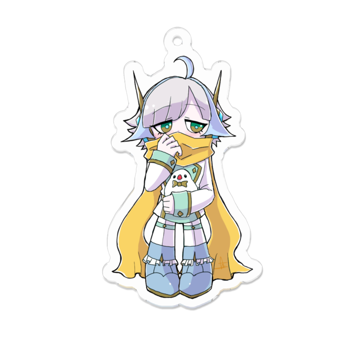 アクリルキーホルダー（コーティング） - 70 x 70 (mm)