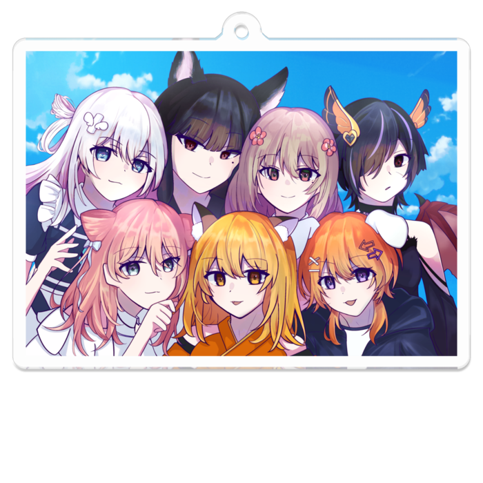 アクリルキーホルダー - 70 x 70 (mm)