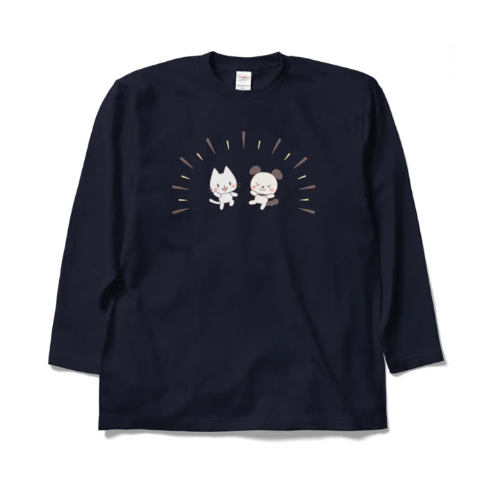 ロングスリーブTシャツ　紺色　XL