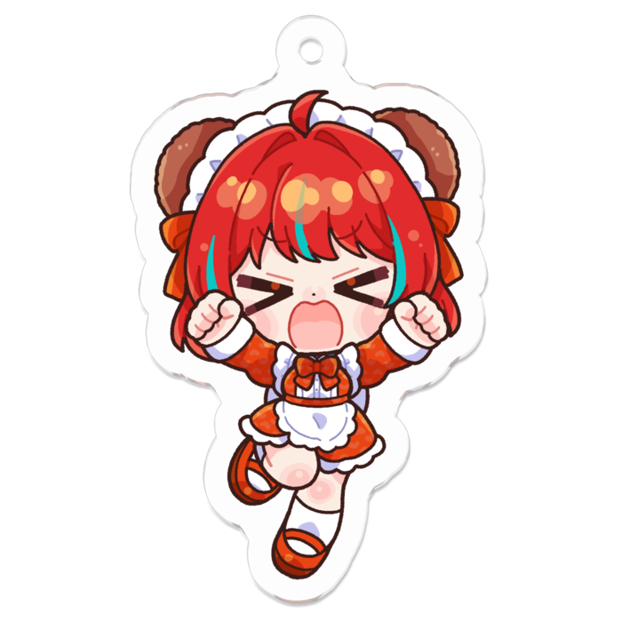 アクリルキーホルダー（コーティング） - 50 x 50 (mm)