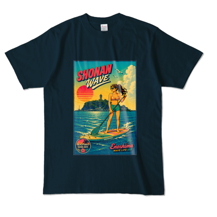 カラーTシャツ - L - ネイビー (濃色)