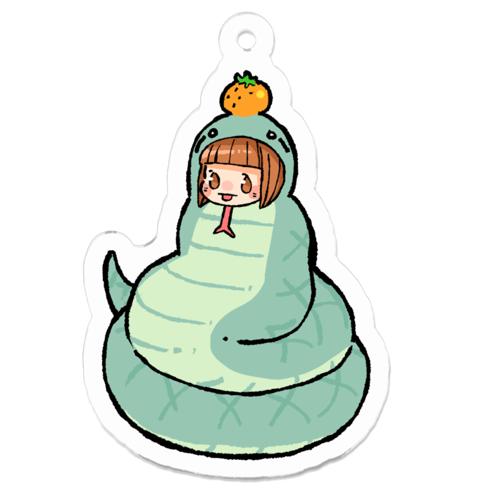 アクリルキーホルダー - 50 x 50 (mm)