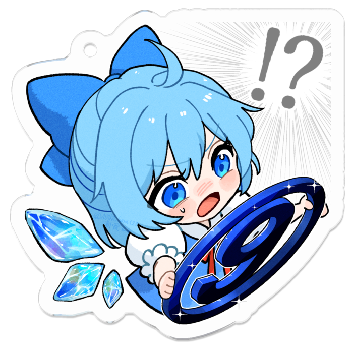 アクリルキーホルダー - 50 x 50 (mm)