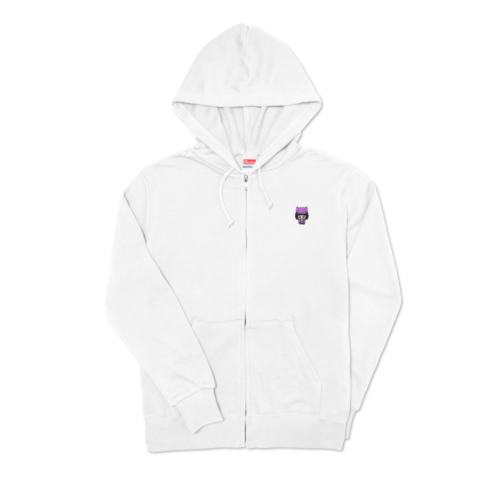 ジップパーカー - S - ホワイト