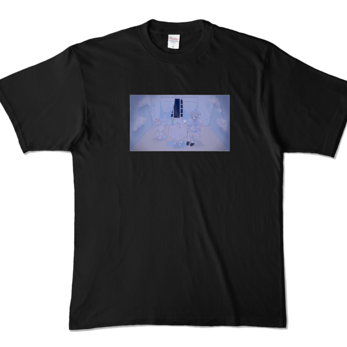 カラーTシャツ - XL - ブラック (濃色)