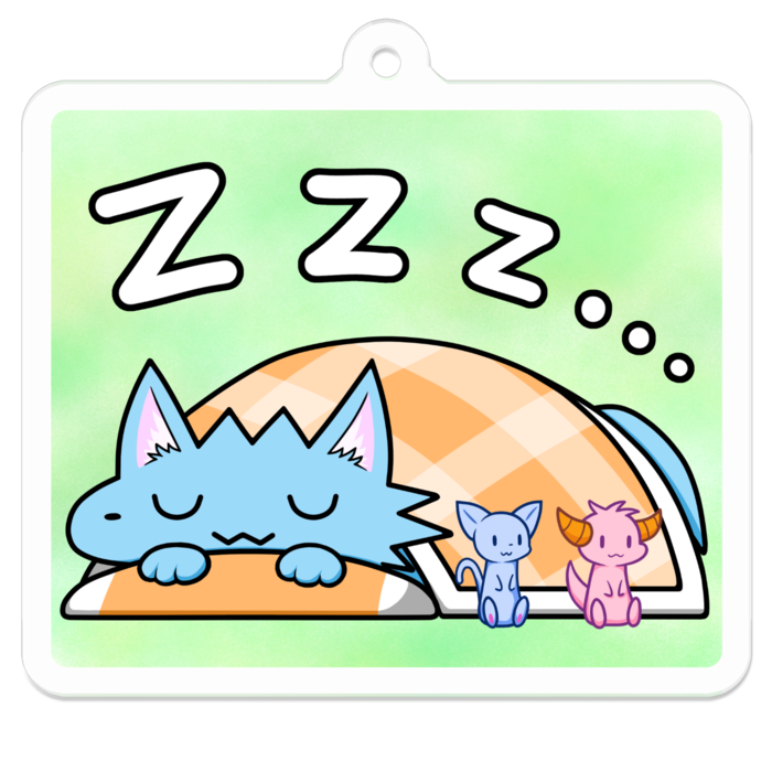 すやすやおおかみくん - 50 x 50 (mm)