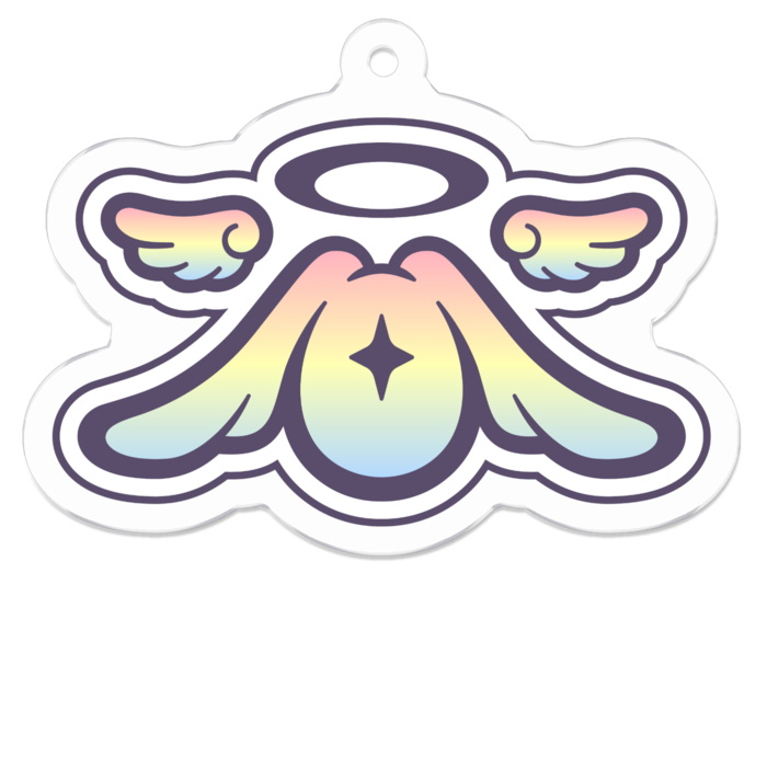 アクリルキーホルダー - 50 x 50 (mm)