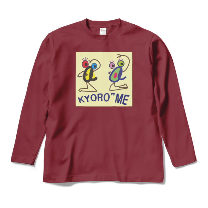 ロングスリーブTシャツ - M - バーガンディ