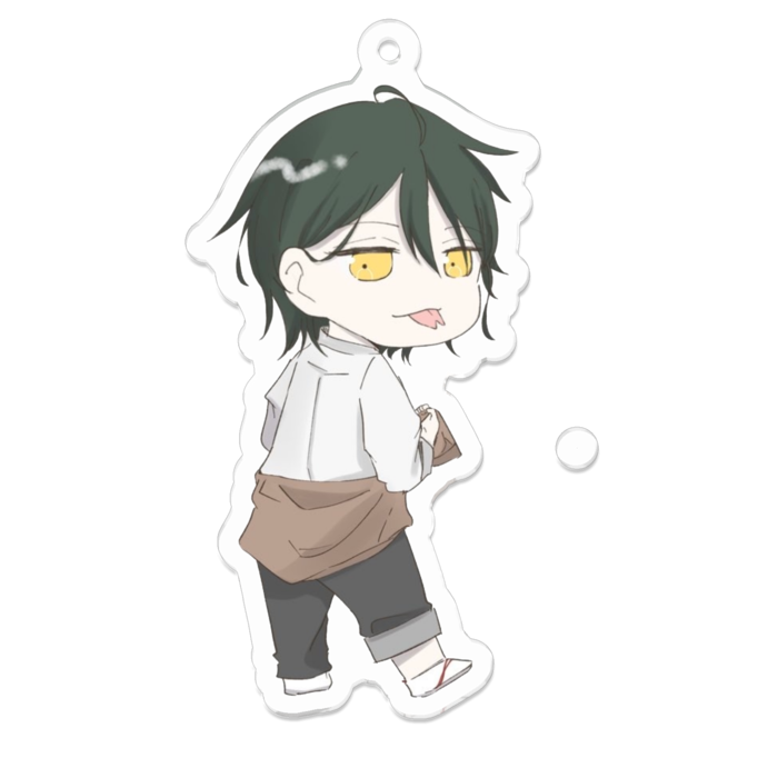 アクリルキーホルダー（コーティング） - 70 x 70 (mm)