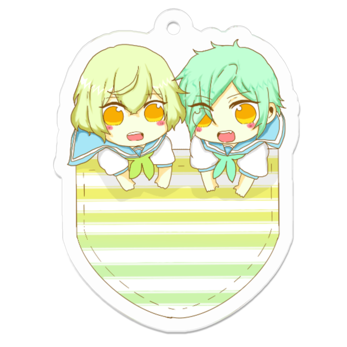 アクリルキーホルダー - 50 x 50 (mm)