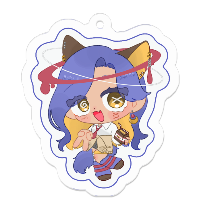 アクリルキーホルダー - 50 x 50 (mm)