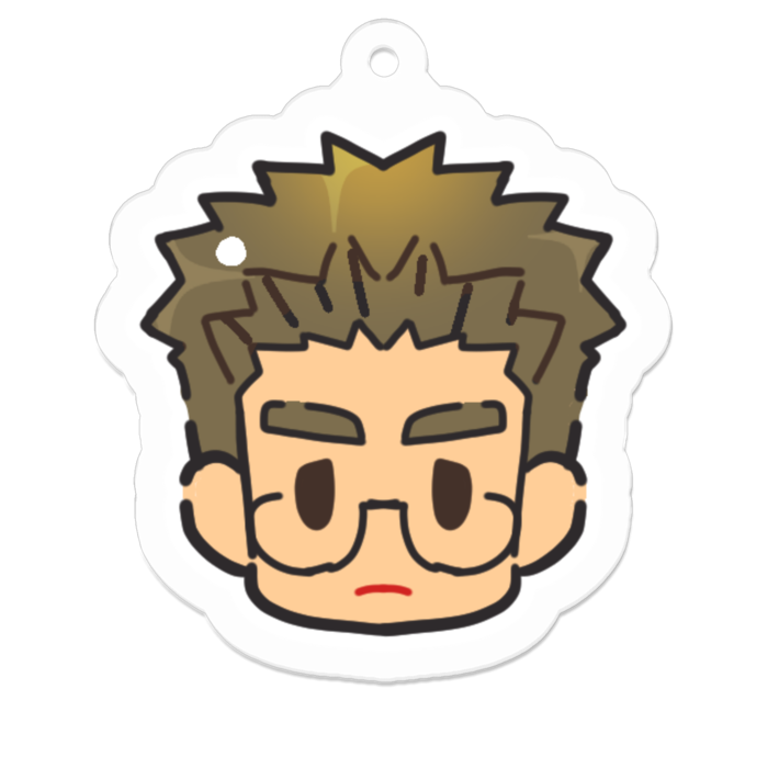 アクリルキーホルダー - 50 x 50 (mm)