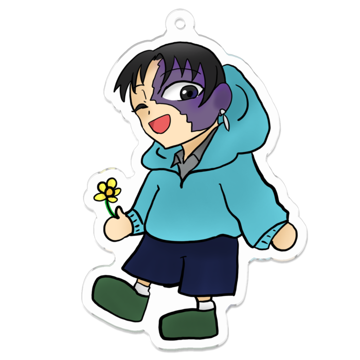 アクリルキーホルダー - 70 x 70 (mm)