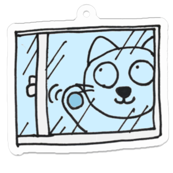 アクリルキーホルダー - 50 x 50 (mm)