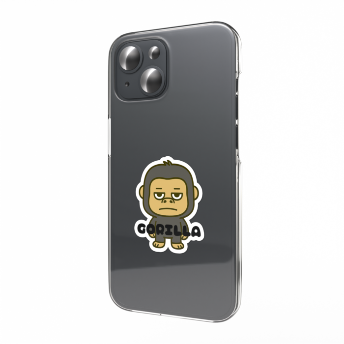 スマホステッカー ゴリラ(ごんすけ)