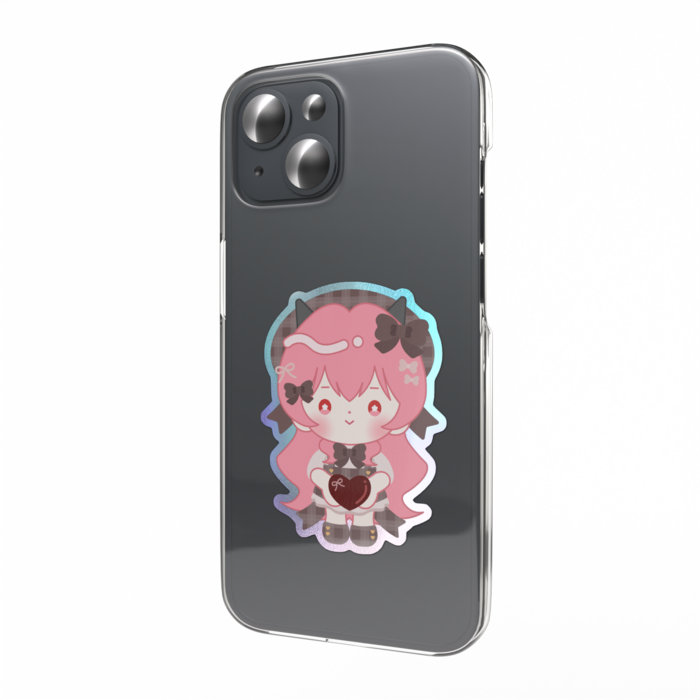 オーロラスマホステッカー - 縦