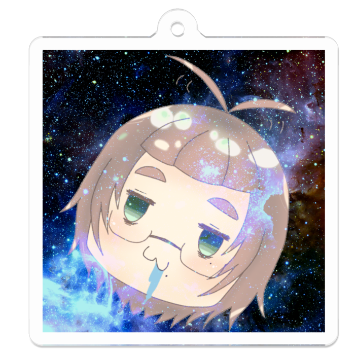 アクリルキーホルダー - 50 x 50 (mm)