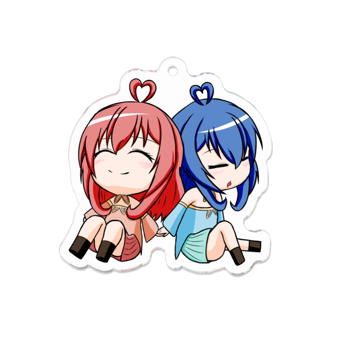 アクリルキーホルダー - 70 x 70 (mm)