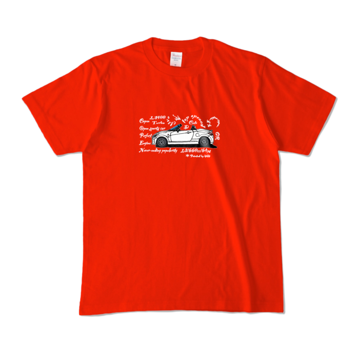 カラーTシャツ - M - レッド (濃色)