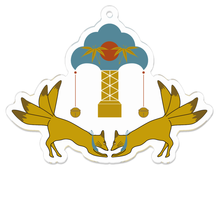 アクリルキーホルダー - 70 x 70 (mm)