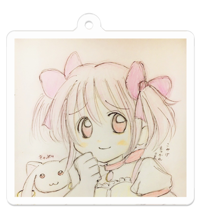 アクリルキーホルダー - 50 x 50 (mm)