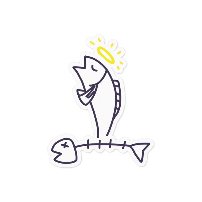 ステッカー - 100 x 100 (mm)