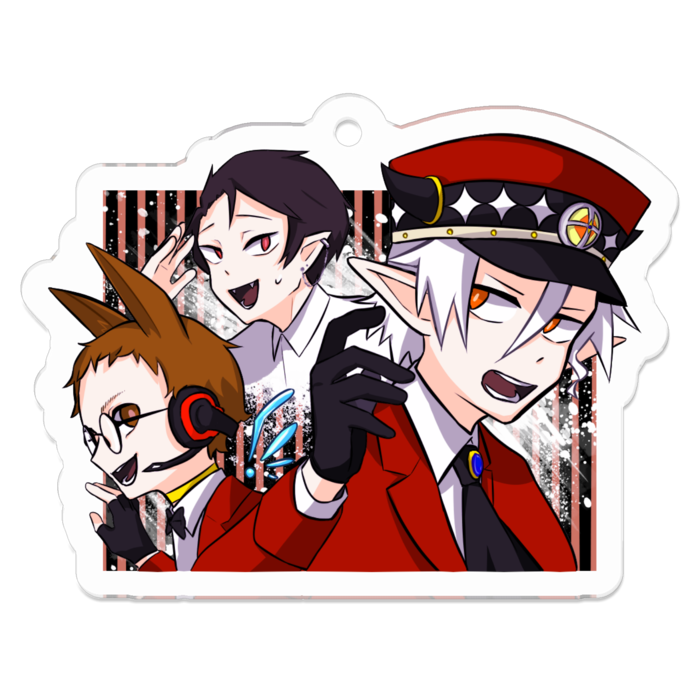 アクリルキーホルダー - 50 x 50 (mm)