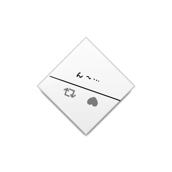 缶バッジ - ひし形40mm