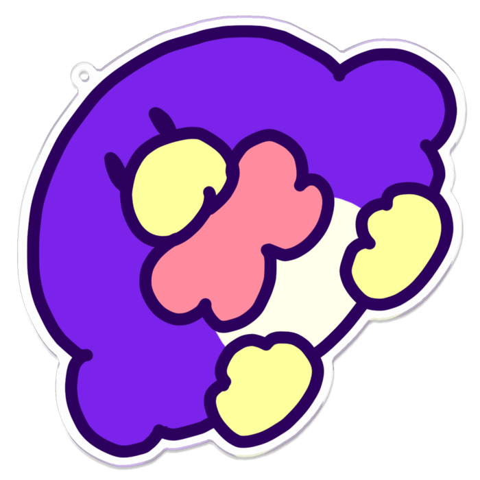 アクリルキーホルダー - 100 x 100 (mm)
