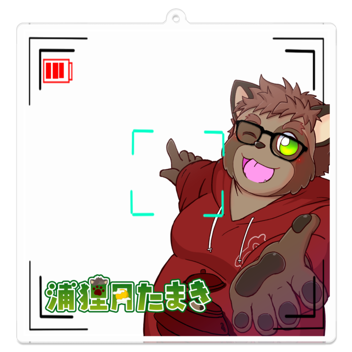 アクリルキーホルダー - 100 x 100 (mm)