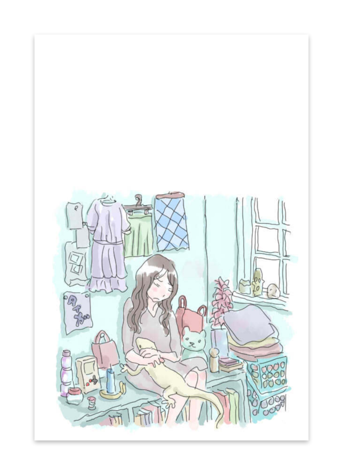 ポストカード(10枚セット) - ヴァンヌーボVGスノーホワイト195kg