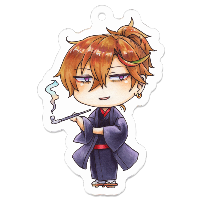 アクリルキーホルダー（コーティング） - 50 x 50 (mm)