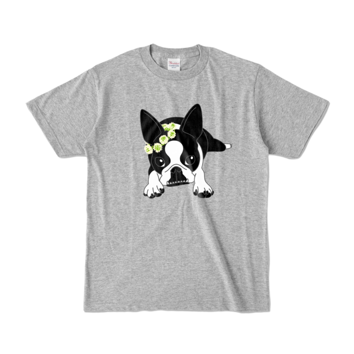 カラーTシャツ - S - 杢グレー (濃色)