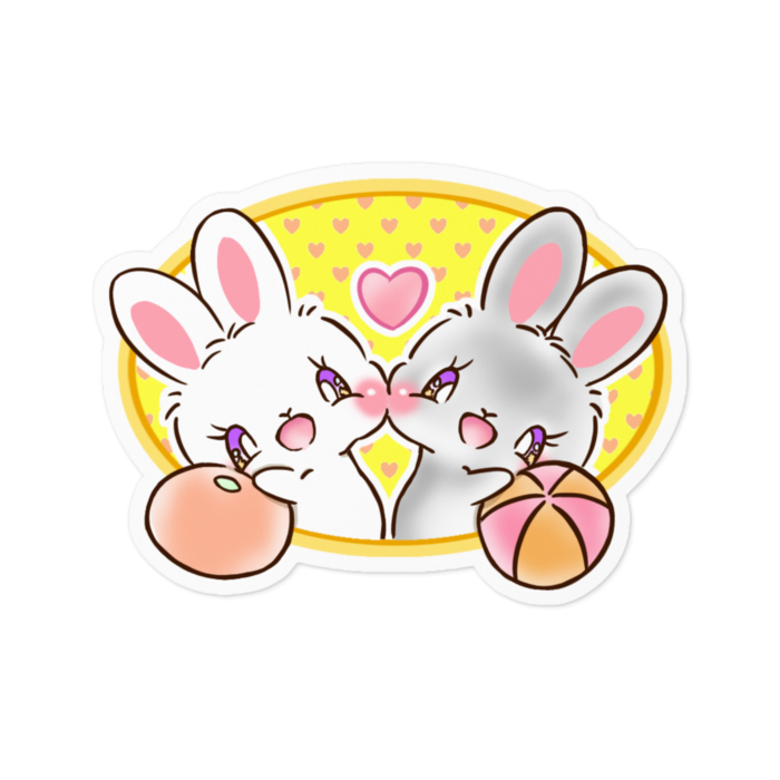 ステッカー - 100 x 100 (mm)