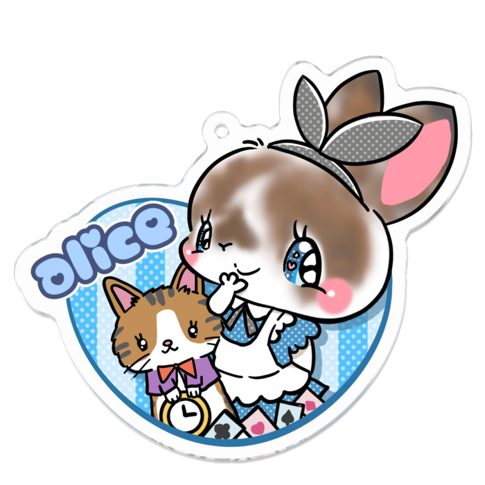 アクリルキーホルダー - 70 x 70 (mm)