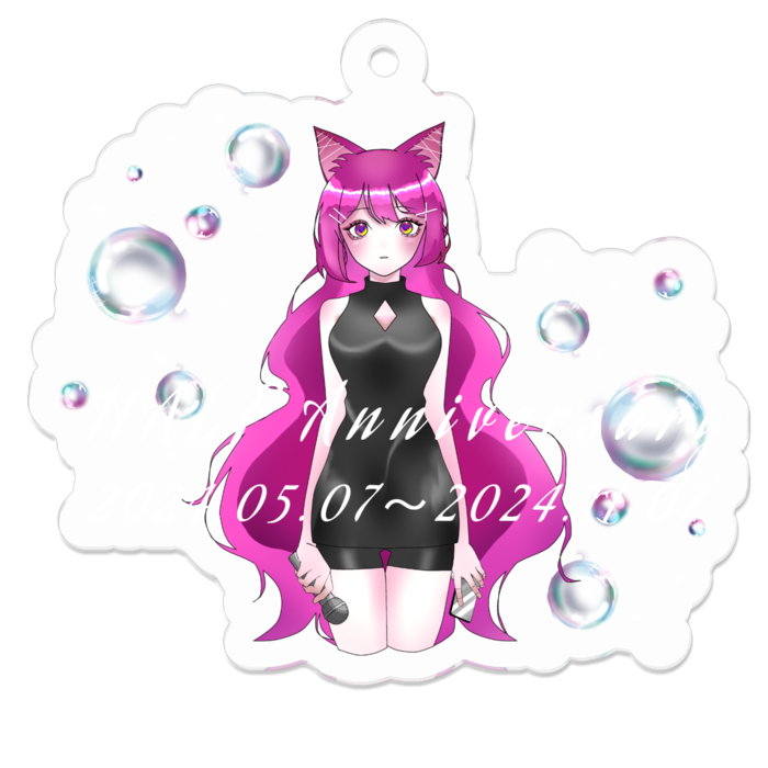 アクリルキーホルダー - 50 x 50 (mm)