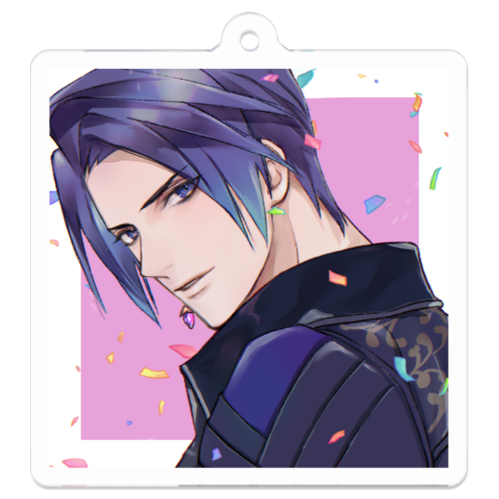 アクリルキーホルダー - 50 x 50 (mm)