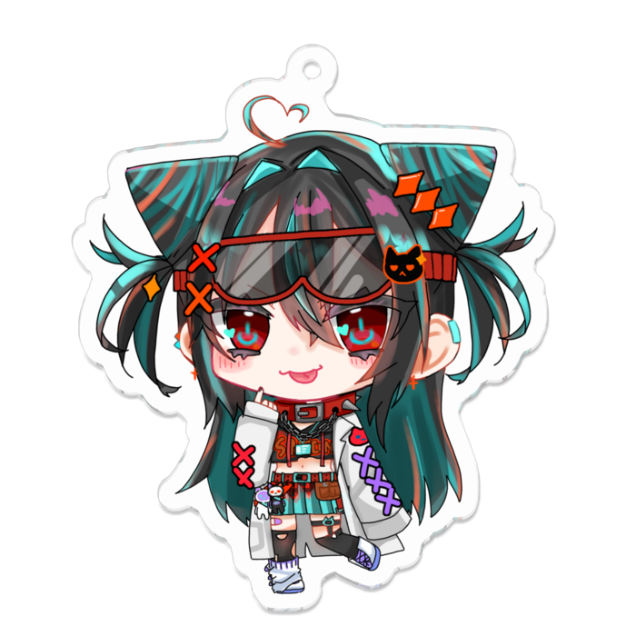 アクリルキーホルダー - 70 x 70 (mm)