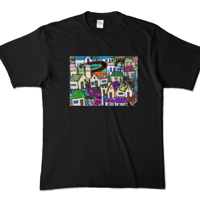 カラーTシャツ - XL - ブラック (濃色)