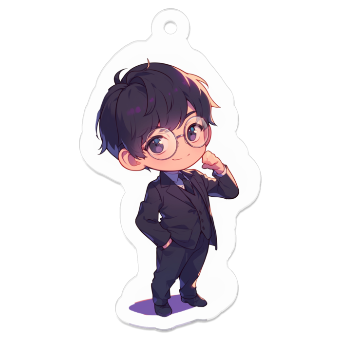 アクリルキーホルダー - 50 x 50 (mm)