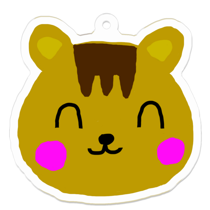 アクリルキーホルダー - 50 x 50 (mm)