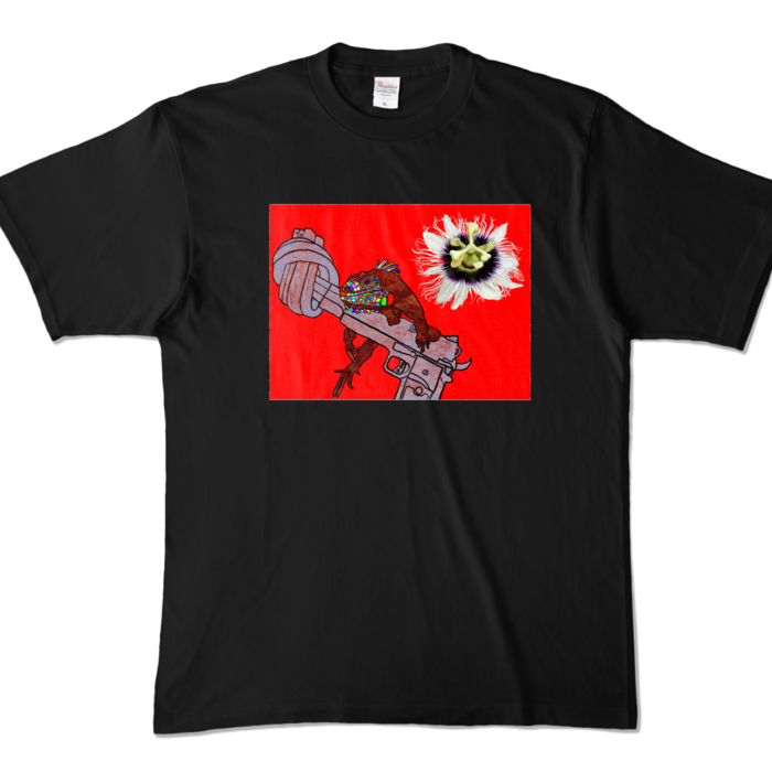 カラーTシャツ - XL - ブラック (濃色)