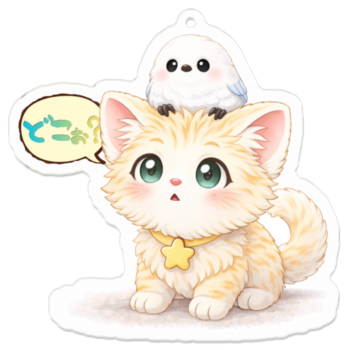 アクリルキーホルダー - 70 x 70 (mm)