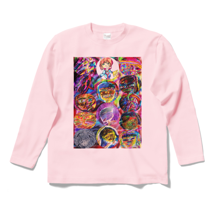 ロングスリーブTシャツ - S - ライトピンク