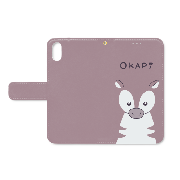 手帳型iPhoneケース - iPhone XS / X - ストラップ穴 あり