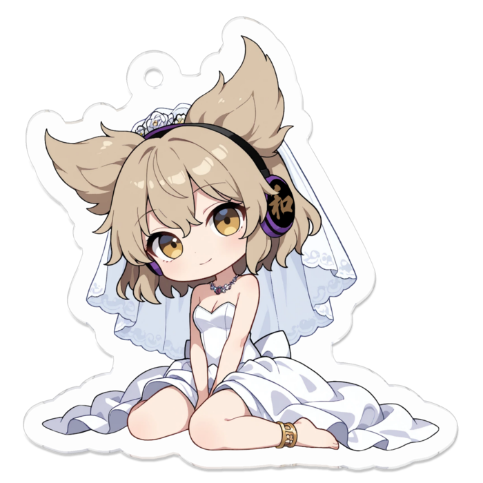 アクリルキーホルダー - 50 x 50 (mm)(キャラのみ)