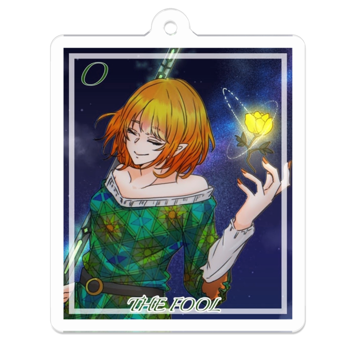 アクリルキーホルダー - 50 x 50 (mm)