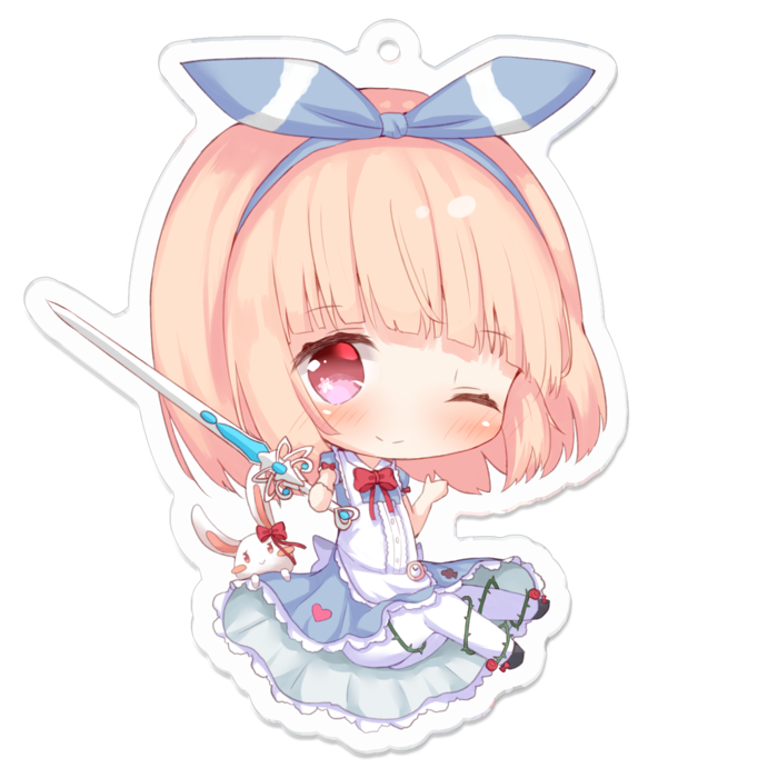 アクリルキーホルダー - 70 x 70 (mm)